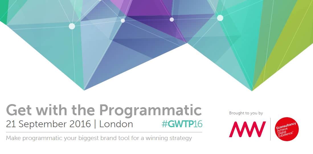 Get with the Programmatic 2016