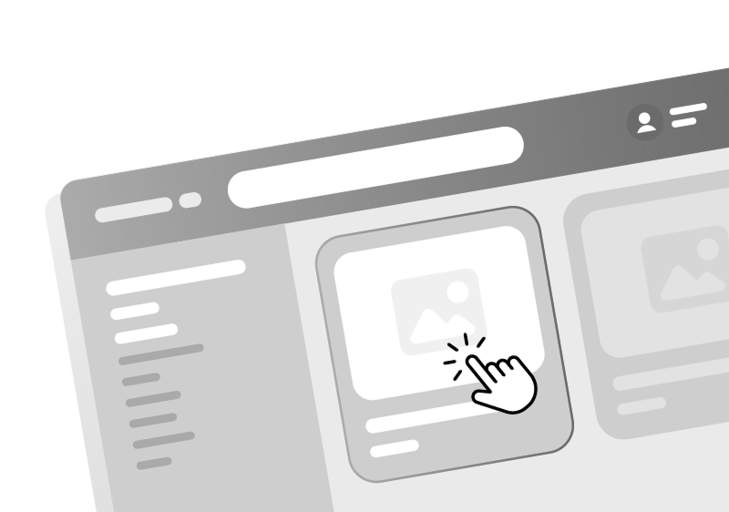 Simple and intuitive self-service interface