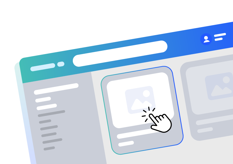 Simple and intuitive self-service interface